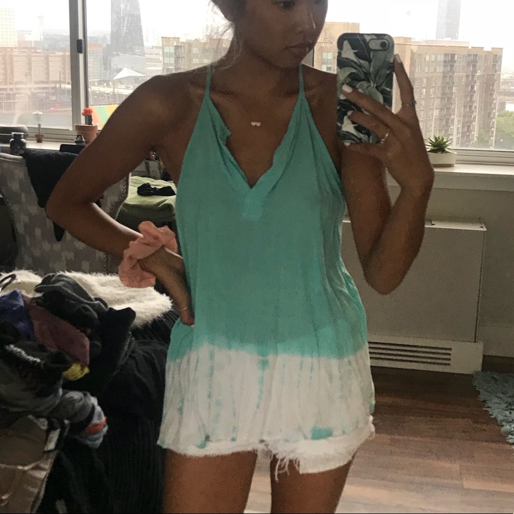 Blue Tie Dye Tunic
